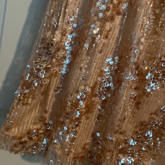 ZARA LONG SEQUIN SKIRT - Picture 7 of 7